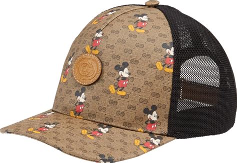 gucci mickey mouse hat|Gucci x Disney Mickey Mouse Print Trucker Hat GG Canvas .